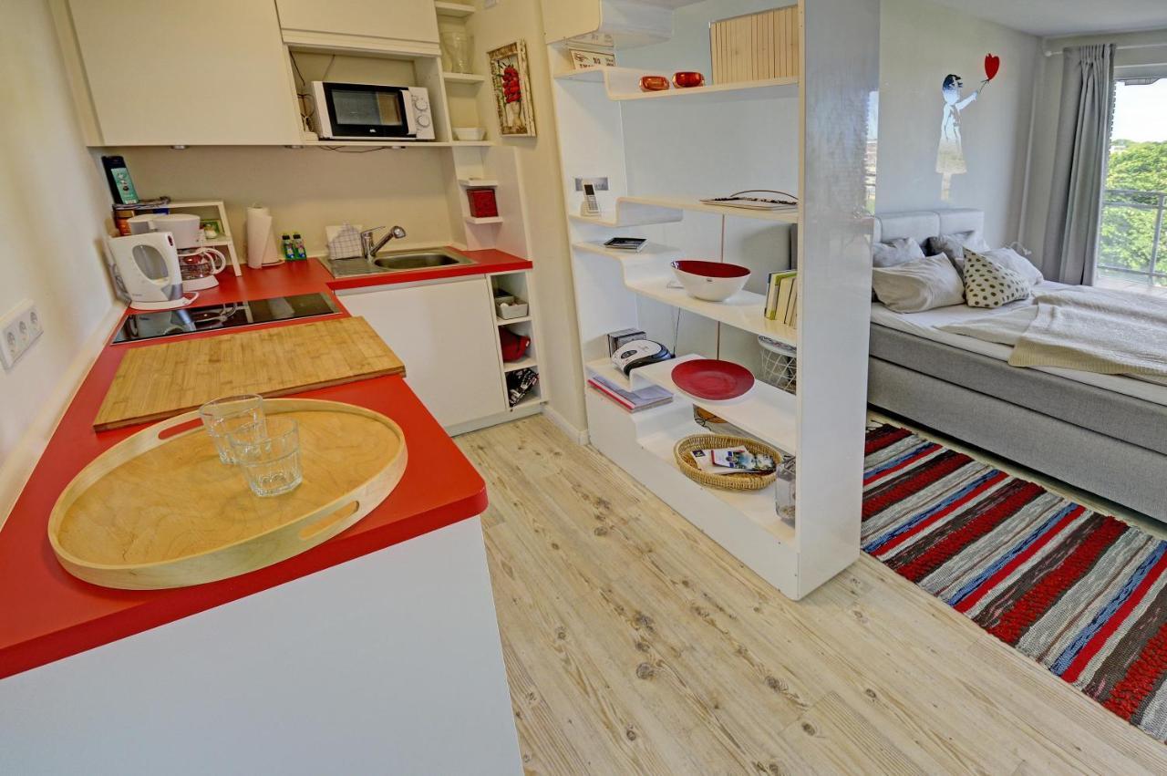 Fewo1846 - Flensview - Komfortables Studioapartment Mit Balkon Und Hafenblick Flensborg Eksteriør billede